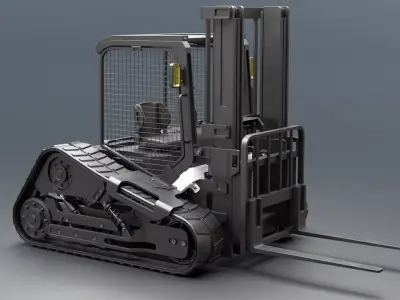 Forklift Concept 3D model