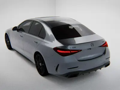 Mercedes-Benz C300 4Matic W206 Low-poly 3D model
