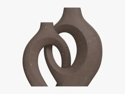 Ceramic Vases 2-set 01 3D model