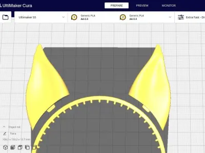 Fox Tiara  Free 3D print model