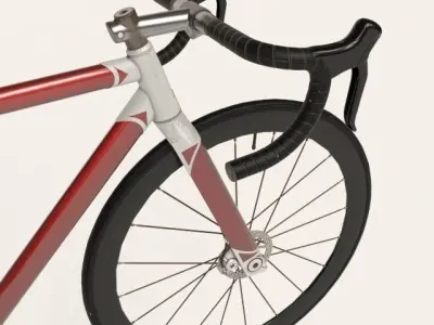 Bicycle road bike 3D model