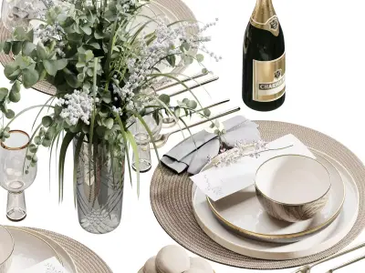 Table Set 11 3D model