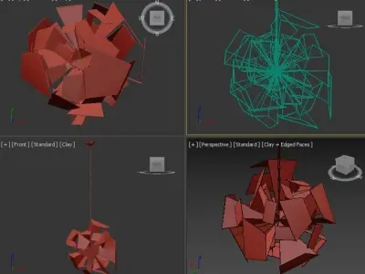 Lustre Aomitsu 494 ceiling lighting 3D model