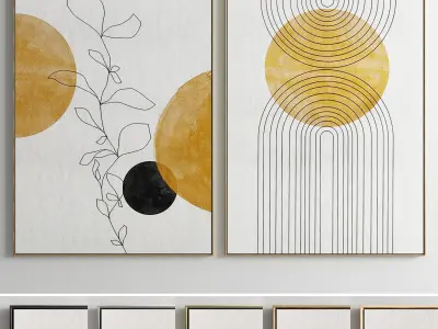 Scandinavian 5 Photo Frame Collections 01