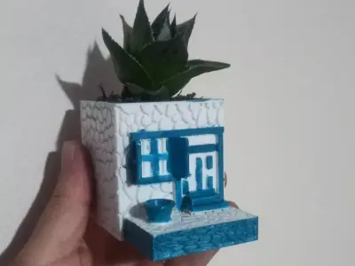 miniature stone house Free 3D print model