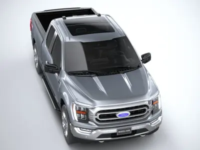F-150 XLT Super Cab 2022 3D model