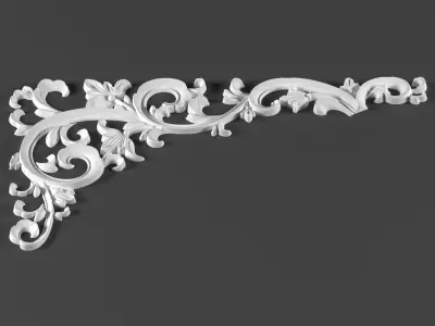 7 ornamental classic decoration 3d model kitbash vol 47 3D model