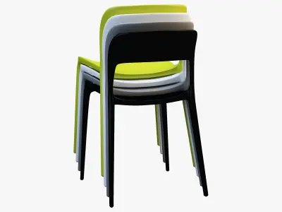 Bontempi Gipsy Dining Chair 3D model