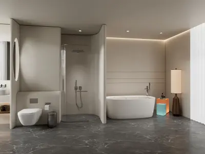 Bathroom 104 3D model