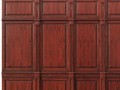 Wooden panel 01 04 3D model