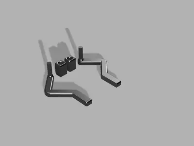 Door Hinges 3D print model