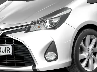 Toyota Yaris 2015 3D model