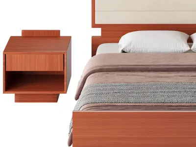 Bed SCACCHI 3D model