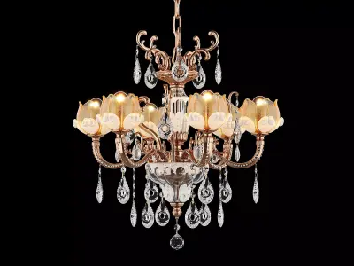 MD 6806-6 Osgona Chandelier 3D model
