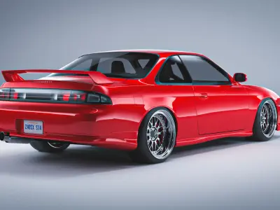 Nissan 240sx Silvia S14 3D model
