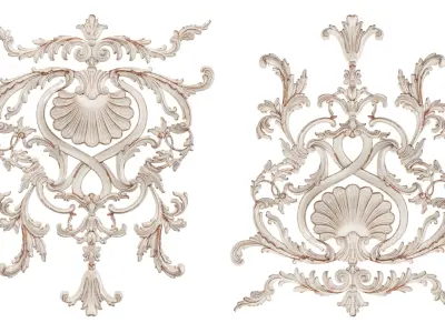 Classic carved 196 3D model