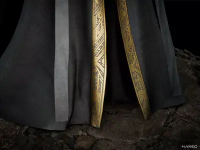 Dark Fantasy Nun - Mage - Wizard - Sorcerer Low-poly 3D model