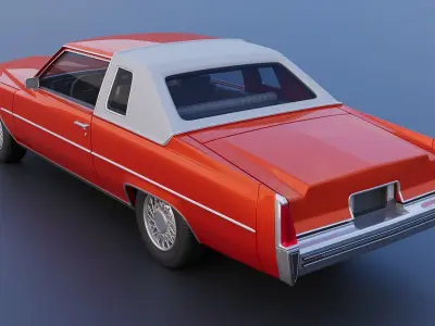Cadillac Coupe Deville 1977 3D print model