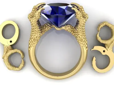 Headset Dragon 3D print model