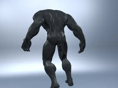 Venom-rig- venom 3D model