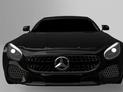 MERCEDES AMG GT coupe 3D model