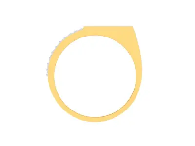Mens gemstone diamond men Ring with details images 33 3D print model