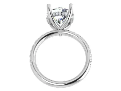 Round Diamond Ring 3873 3D print model