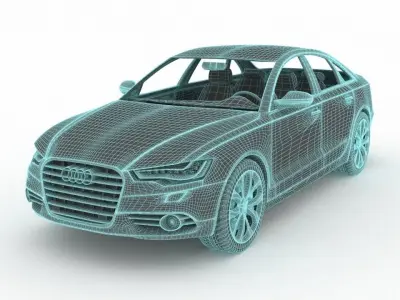 Audi A6 2012 3D model