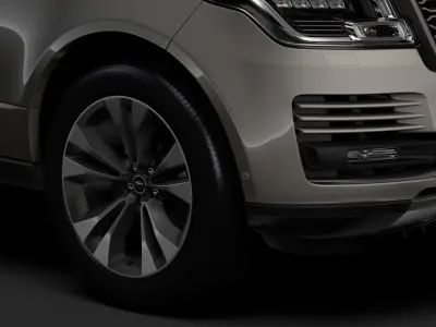 Range Rover Supercharged L405 2018 3D model