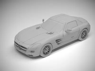 Mercedes benz amg sls 3D model