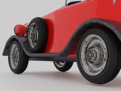 Antique Car 3D model 3