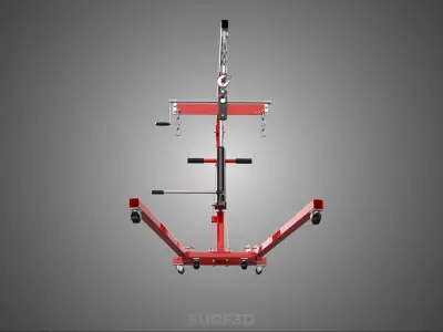JACK ENGINE CRANE HOIST LIFTING LEVELER BALANCER STABILIZER LOAD 3D model