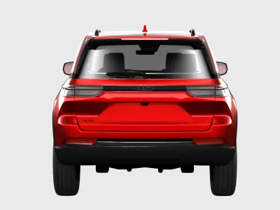 Jeep grand cherokee 2023  Low-poly 3D model