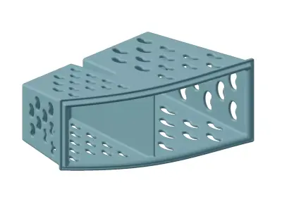 Plastic Stationery Objects Holder Toy 3D model