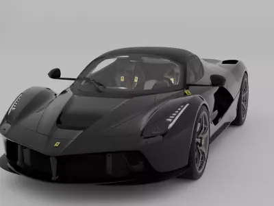 Ferrari LaFerrari 3D model 5