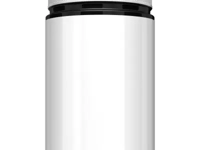 Plastic Bottle With Cover 3D model