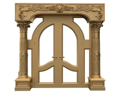 Classic Door Royal 4 3D model