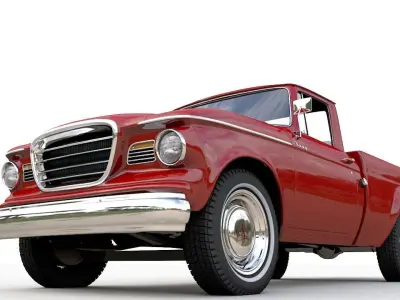 STUDEBAKER CHAMP 1964 3D model