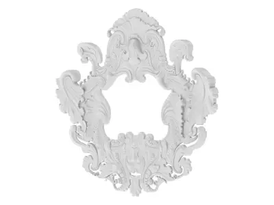 Cartouche Ornament 001 3D model