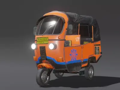 Bajaj Jakarta Indonesia 3D model
