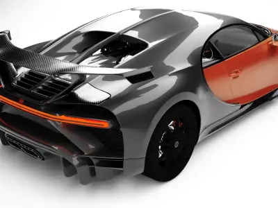 Bugatti Chiron Pur Sport  3D model