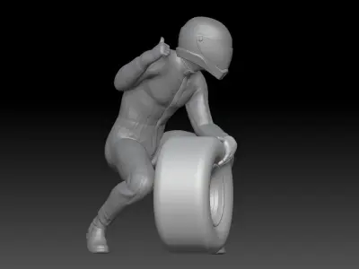 FORMULA ONE PIT STOP 12 3D print model