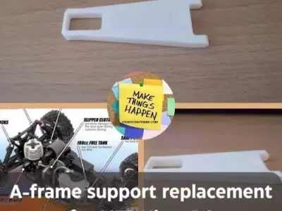 A-FRAME SUPPORT REPLACEMENT FOR MT2 NITRO RC Free 3D print model