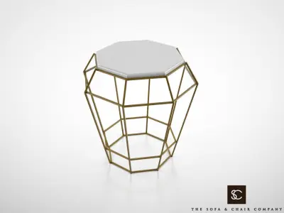 The Sofa and Chair Company Tetra Sidetable 3D model