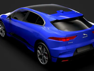 Jaguar I Pace EV400 ADW HSE 2019 3D model