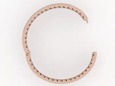 Bracelet 0059 - Bangel  3D print model