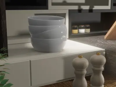 Modern kitchen 3D model