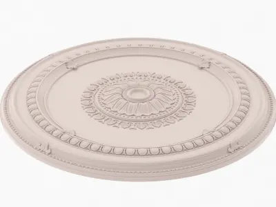 Classic Ceiling Medallion 30 3D model