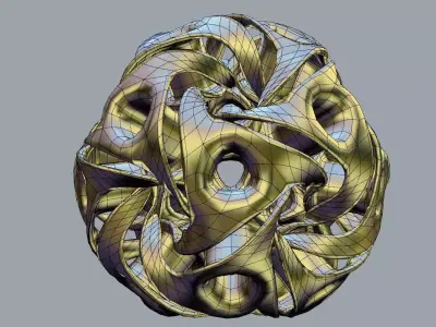 Tulip Sphere Free 3D print model