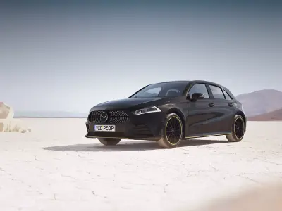 Luxury hot hatch car unbranded 3D model